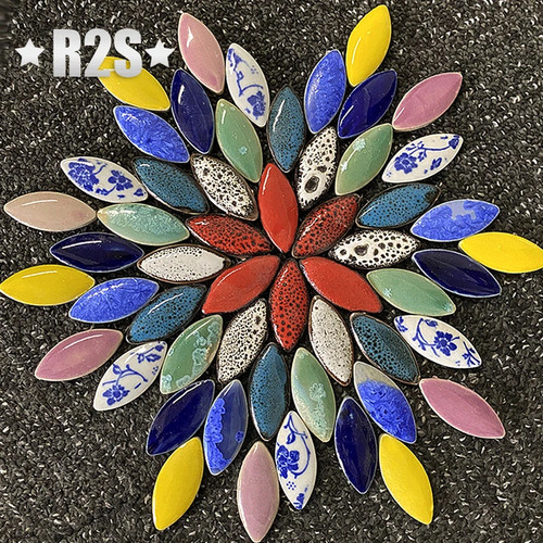 Mosaik fliesen set mehrfarbig - fliesen,