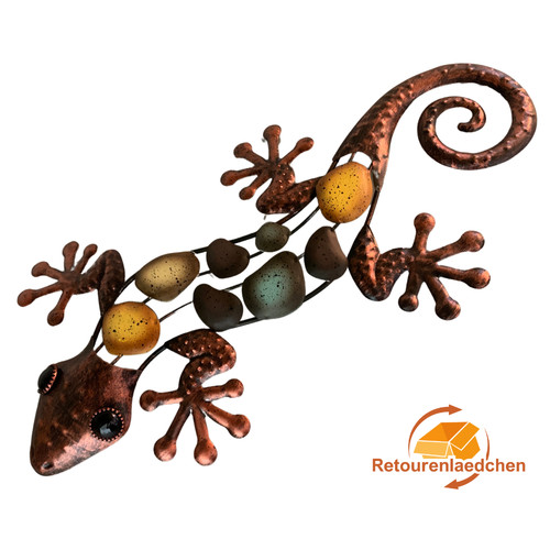 Wanddeko gecko reliefstruktur - gecko,