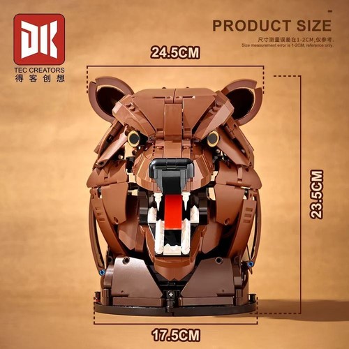 Bärenkopf deko bausatz - bärenkopf,
