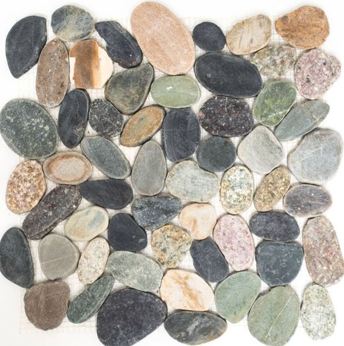 Mosaik fliese flusskiesel - mosaik,