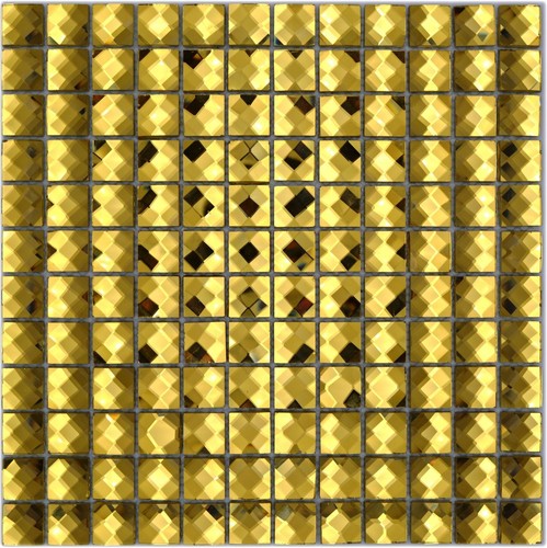 Diamant mosaikfliese gold - mosaikfliese,