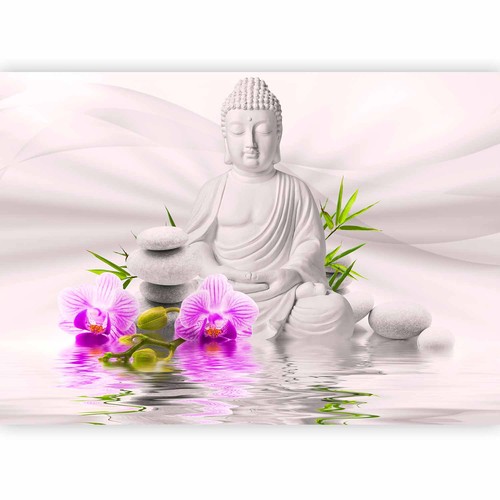 Buddha blumen steine zen - zen, spa