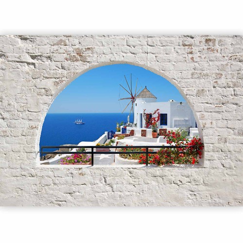 Fensterblick meer steine - meer,